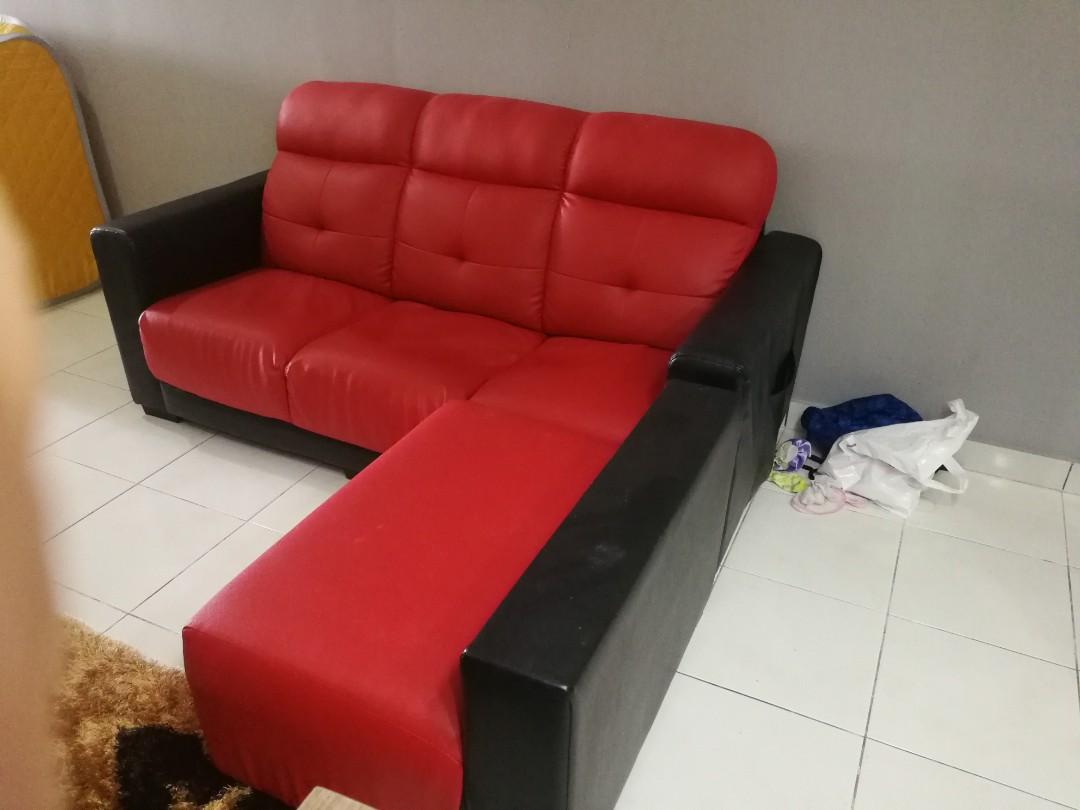 Sofa L Shape, Furniture & Home Living, Furniture, Sofas on Carousell