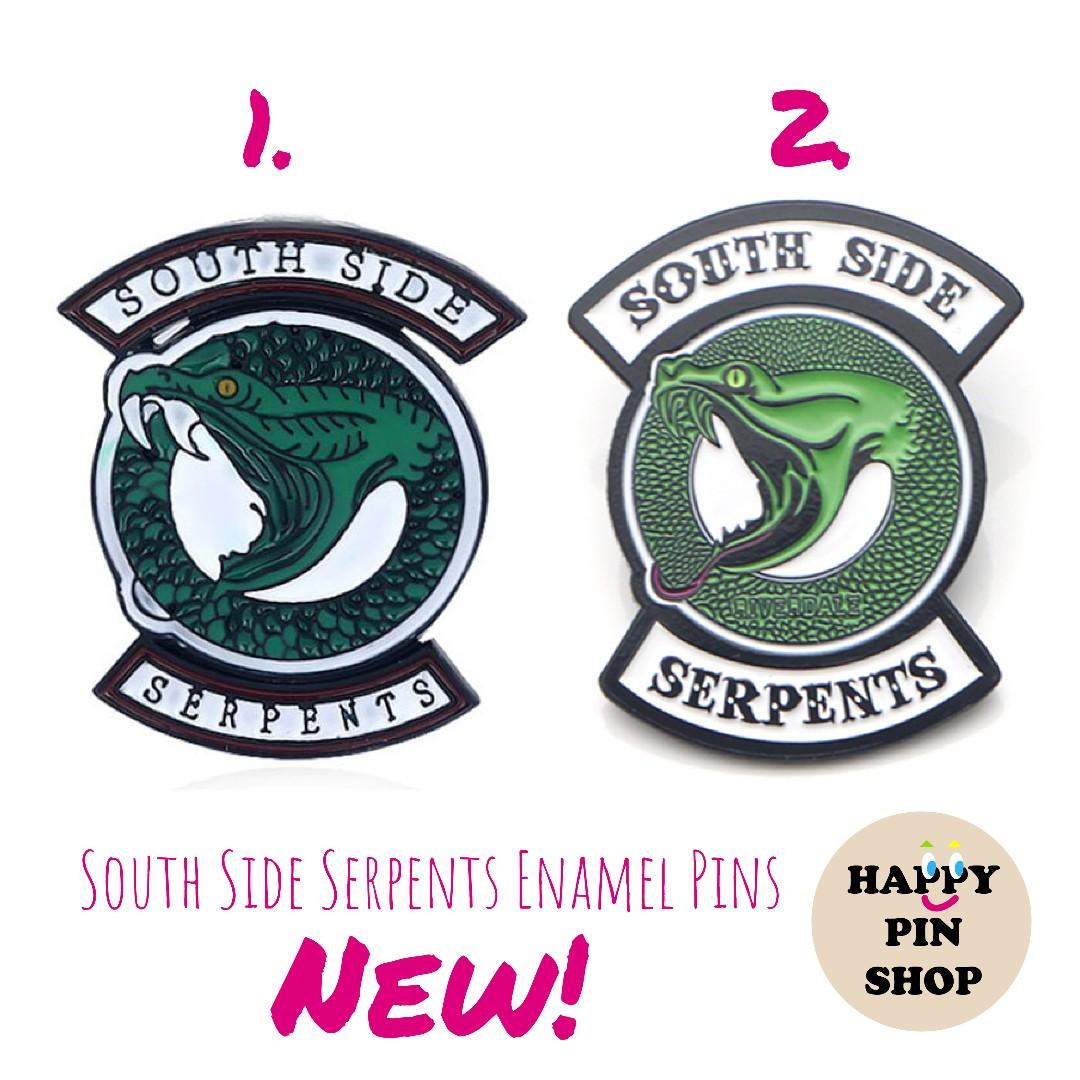 South Side Serpents Enamel Pins Riverdale Design Craft Others On Carousell