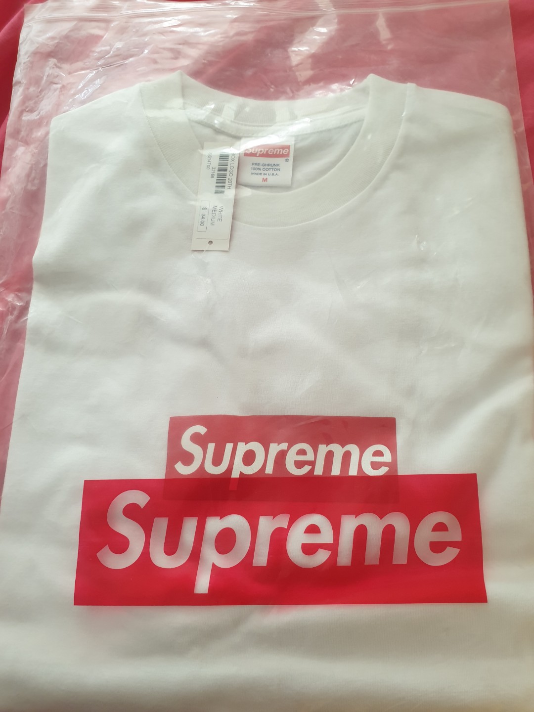 Supreme Box Logo Tee 20th Ann Men S Fashion Clothes Tops On Carousell