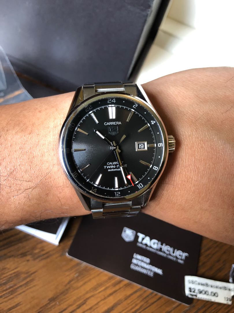Carrera calibre 7 twin time automatic top