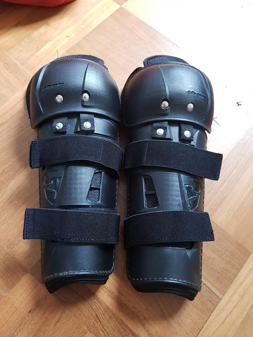Thor shin to knee protection, Motorcycles, Motorcycle Accessories on