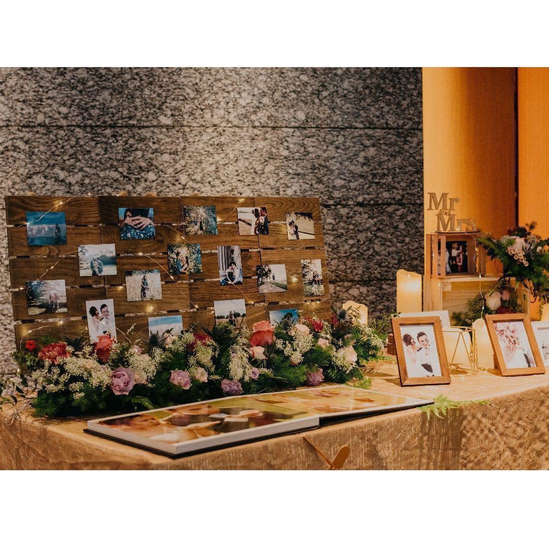 Wedding Decorations Wooden Crates Wooden Planks Candles