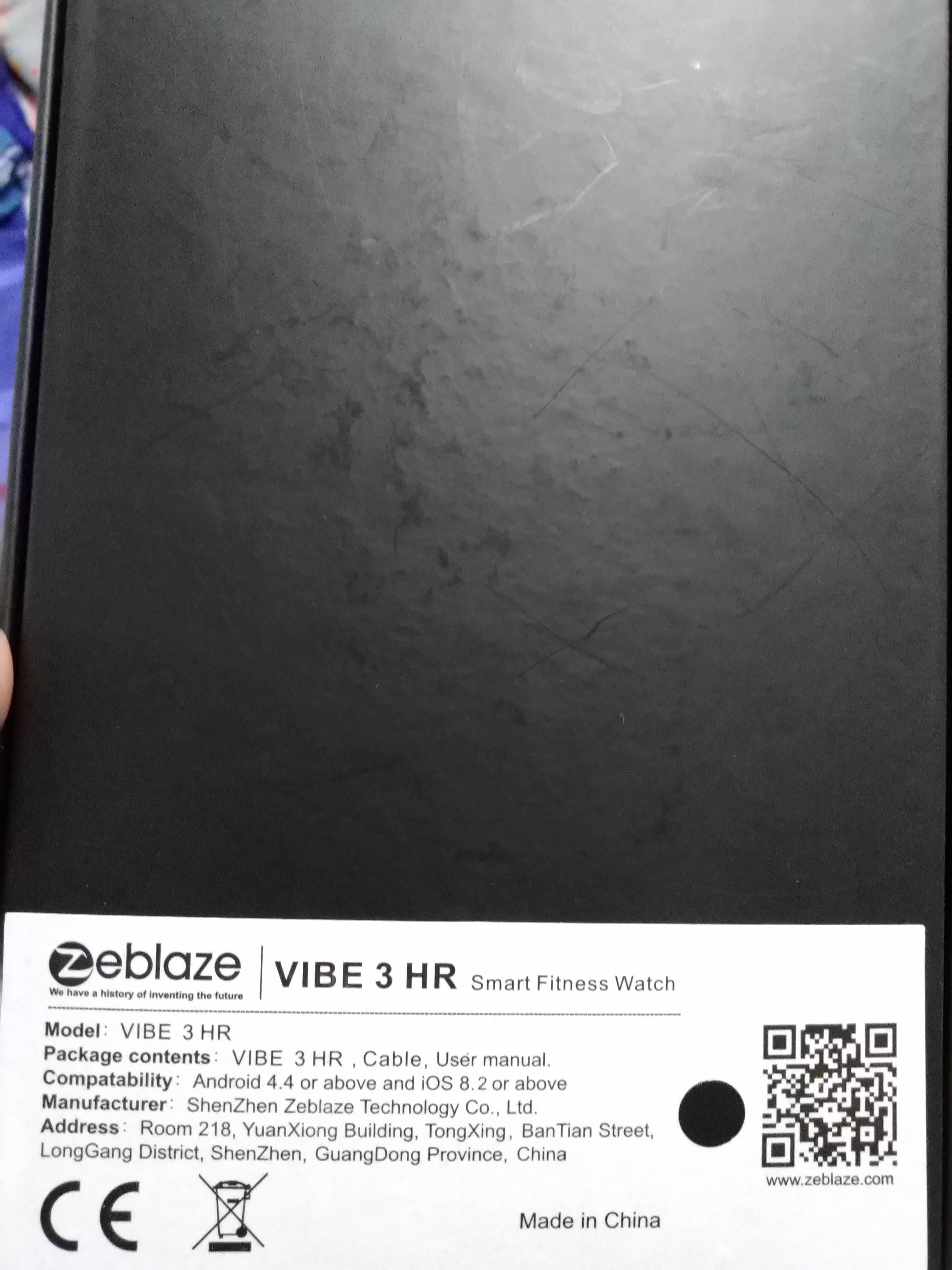Zeblaze vibe 3 hr store manual