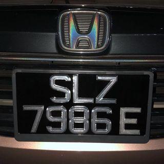 3D Chrome Car Plate