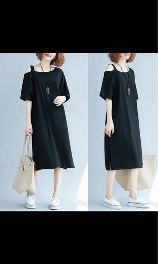 Plus size Black Off Shoulder Dress (uk16/uk18/uk20)