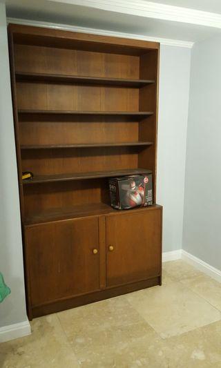 Tall Bookshelf Cabinet