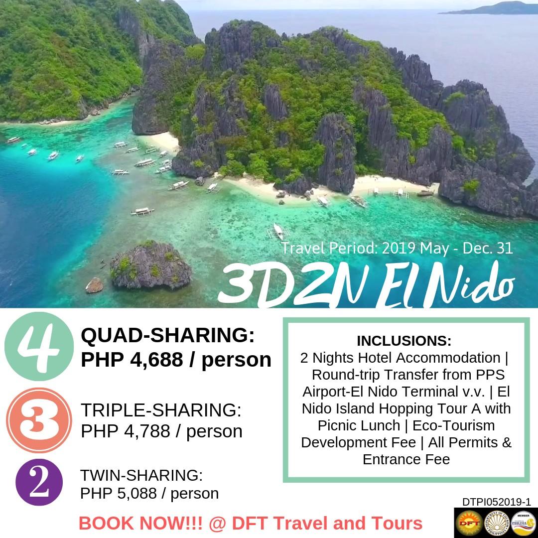 3d2n El Nido Palawan Tour Package Travel Overseas Attractions
