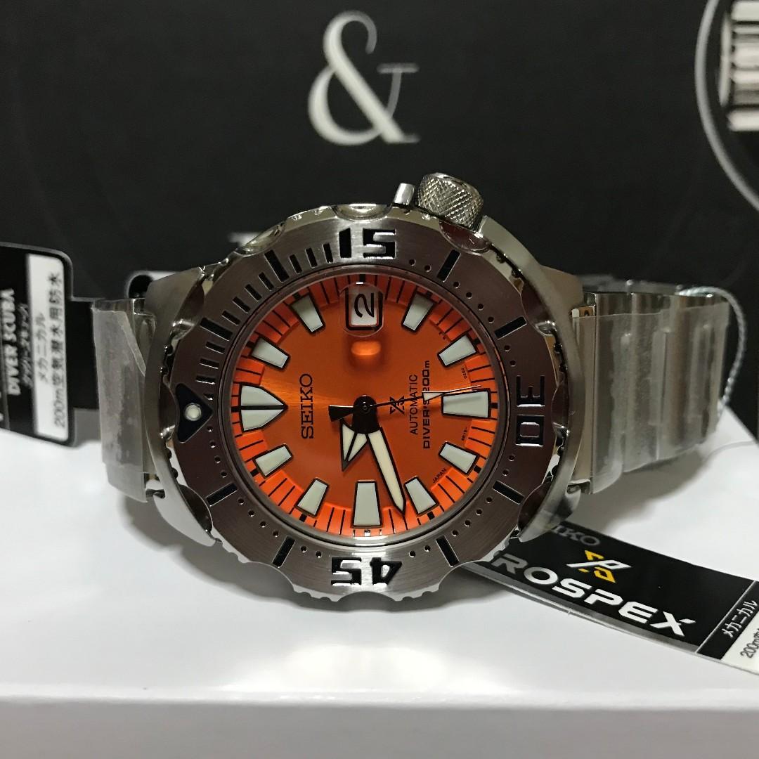 ? LAST PIECE ? SEIKO SBDC075 JDM (JAPAN DOMESTIC MODEL) ? SBDC SERIES  ??? MADE IN JAPAN ? ORANGE MONSTER, Mobile Phones & Gadgets, Wearables  & Smart Watches on Carousell