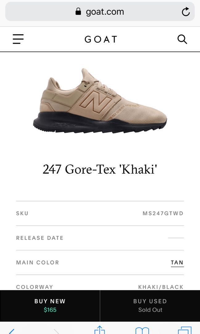 new balance 247 gore tex