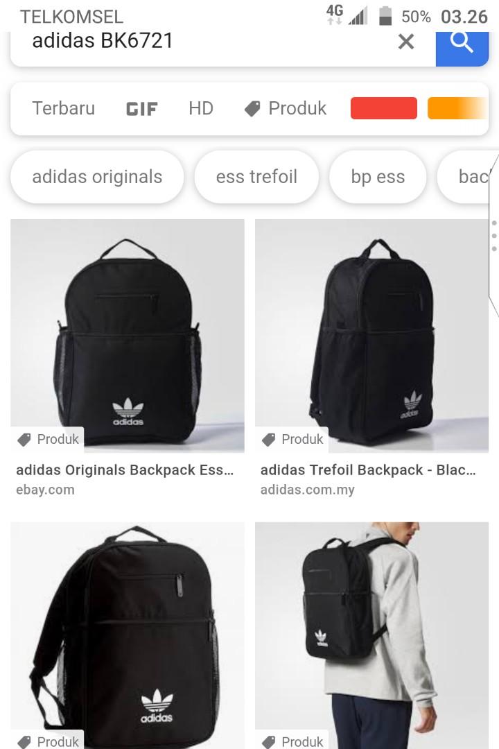 adidas essential trefoil backpack