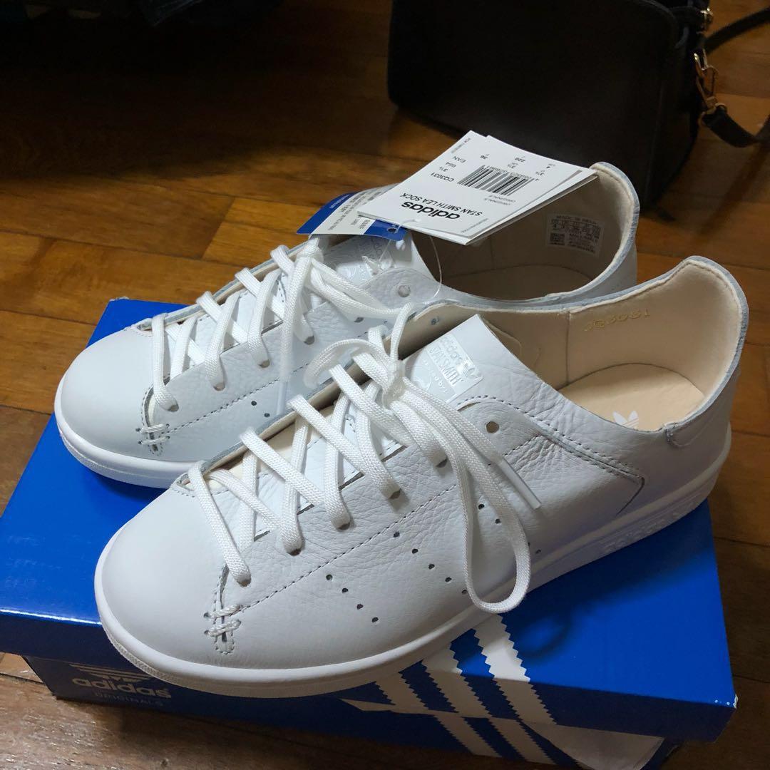adidas stan leather sock, Fashion, Sneakers on Carousell