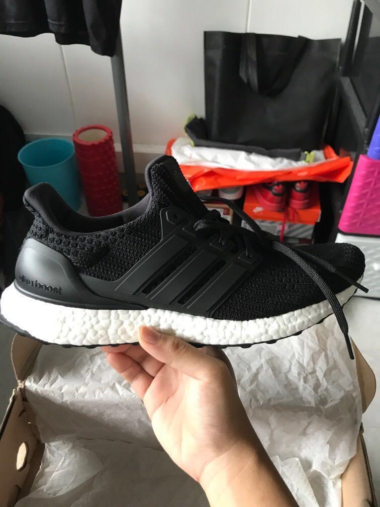 Adidas Ultra Boost 4 0 Core Black Men S Fashion Footwear Sneakers On Carousell