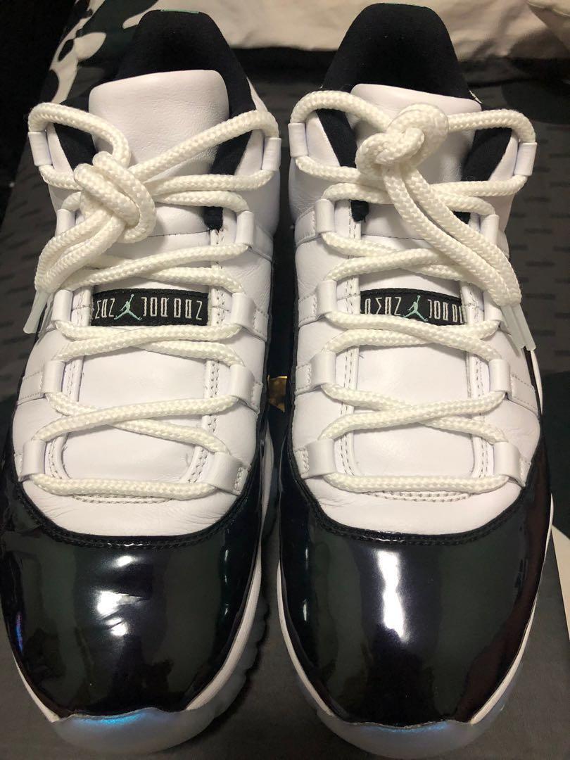 jordan 11 retro low emerald