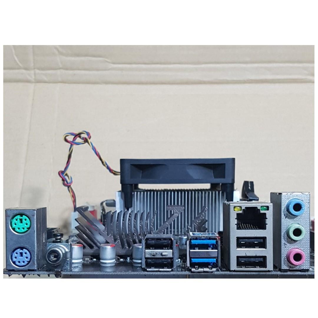 AMD Athlon II X4 641四核處理器+雙敏UA75AT EVO版(FM1)全固態主機板、整組附擋板與風扇, 電腦及科技產品 ...