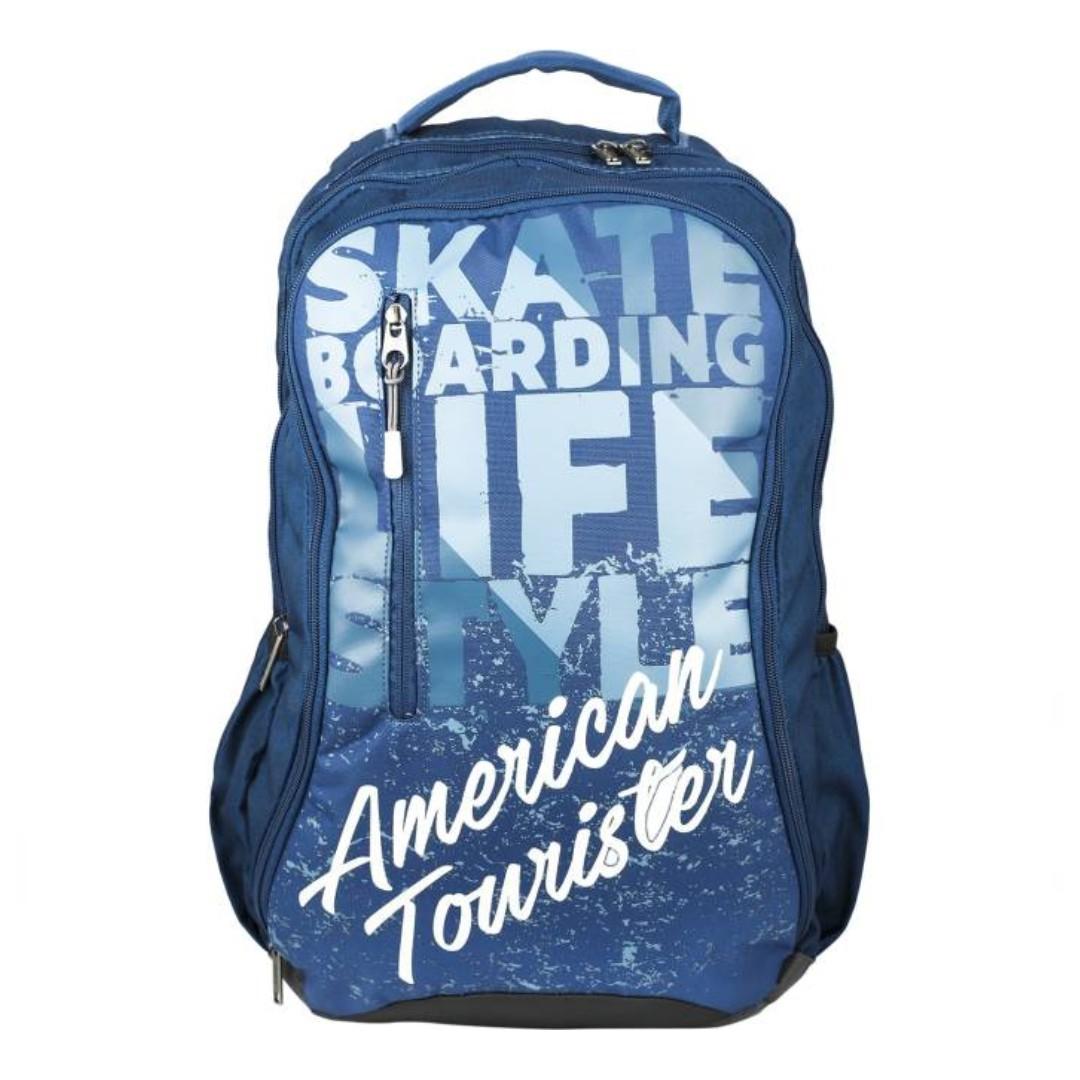 American Tourister By Samsonite Mambo 01 35 L Backpack Blue Unisex Men S Fashion Bags Wallets Backpacks On Carousell
