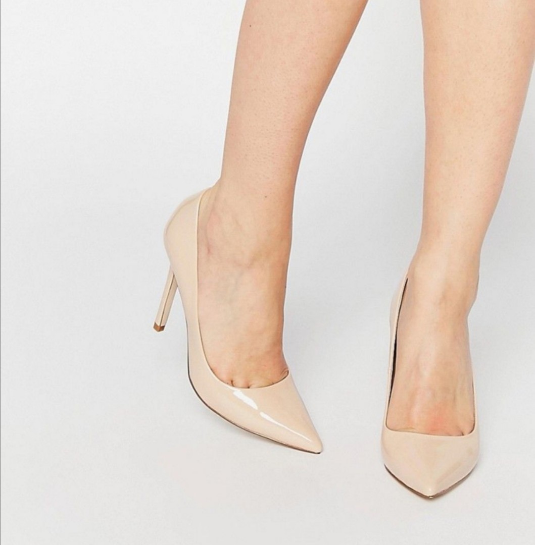 asos nude heels