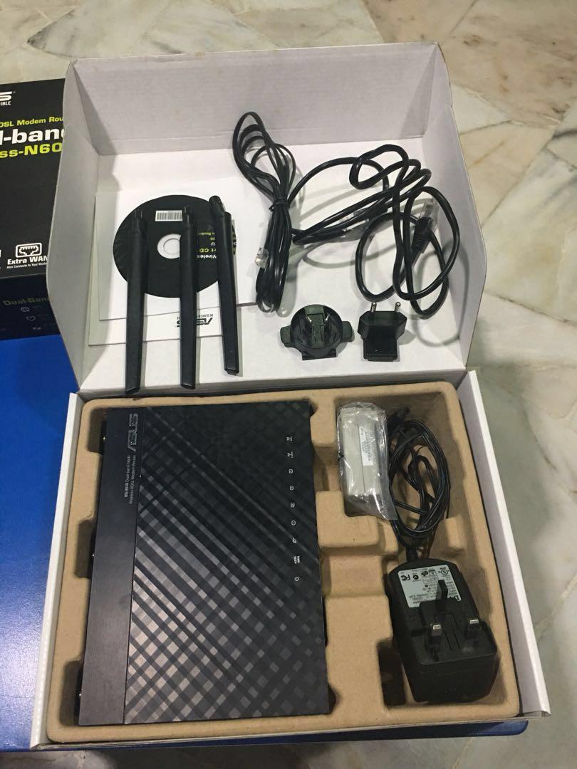 Asus dual band modem router., Computers & Tech, Parts & Accessories
