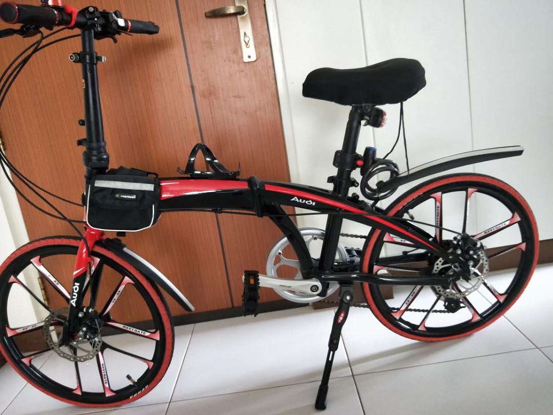 audi foldable cycle
