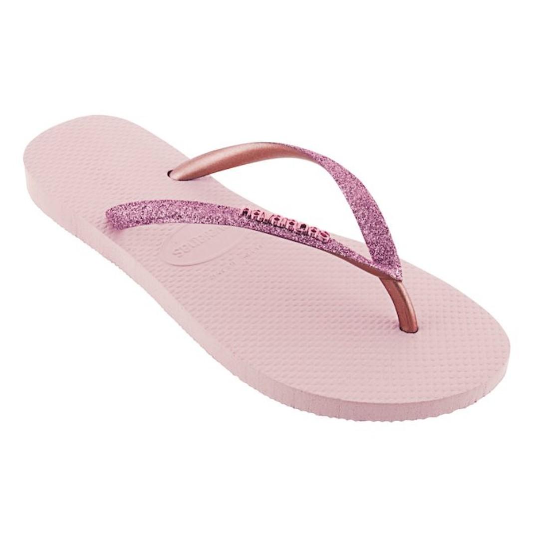 havaianas ballet rose glitter