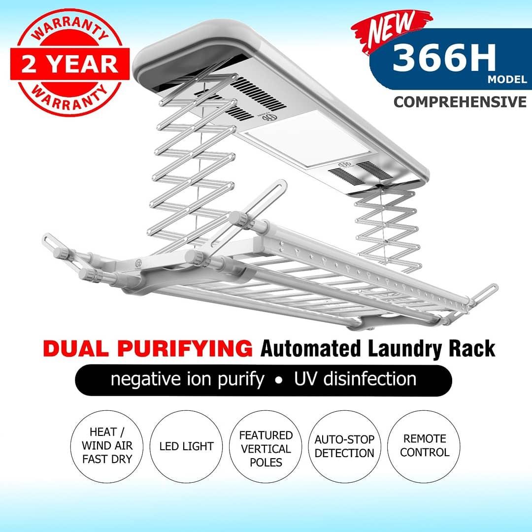 Yu Home Singapore Brand Automated Laundry Rack Electric