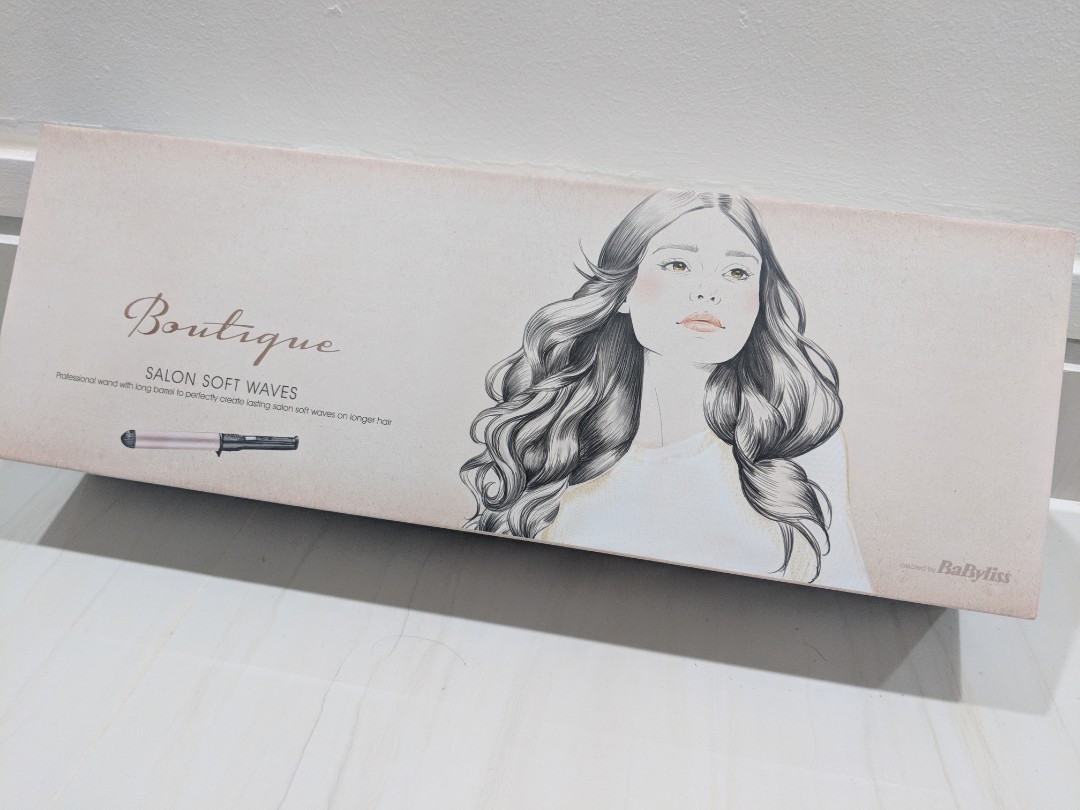 BaByliss Boutique Soft Waves Hair Curler Beauty Personal Care