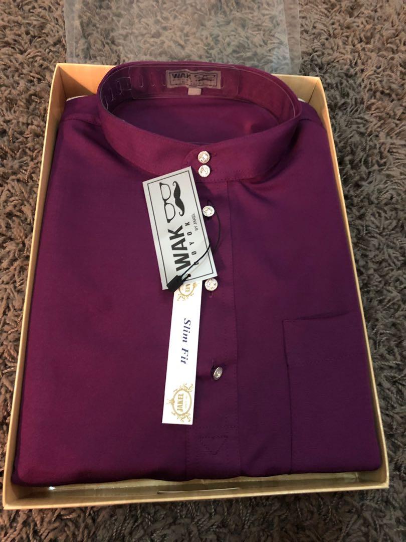 baju melayu slim fit wak doyok