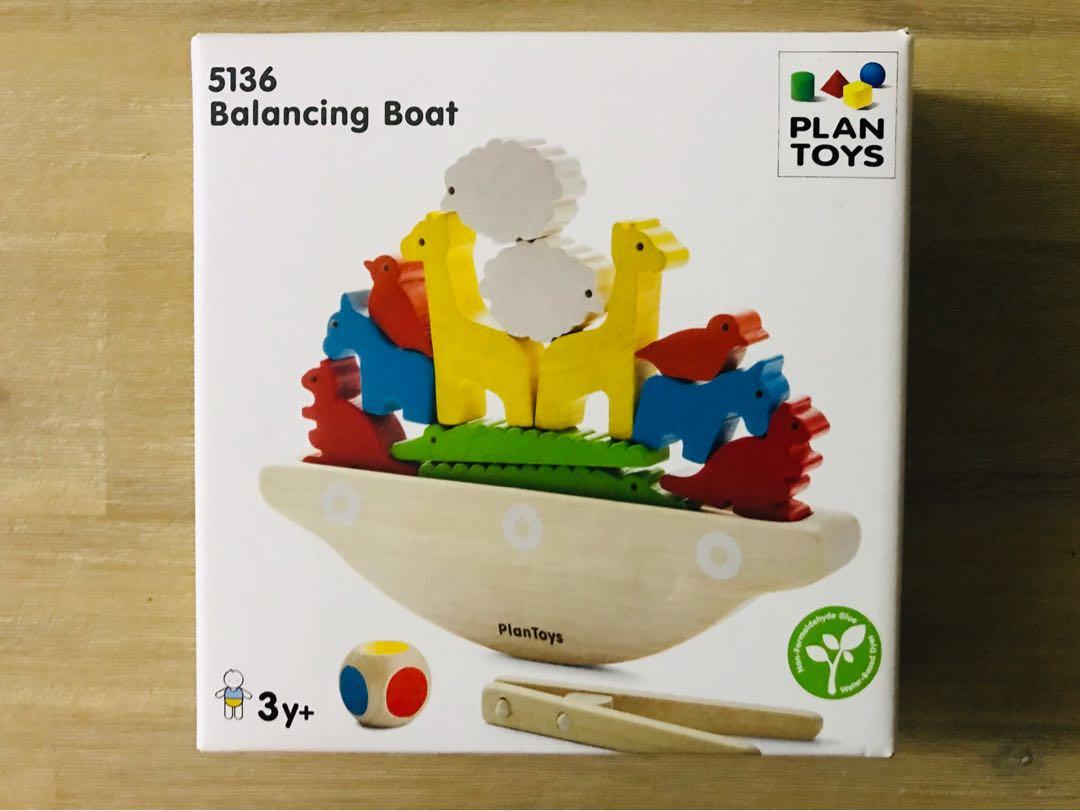 plan toys balancing boat