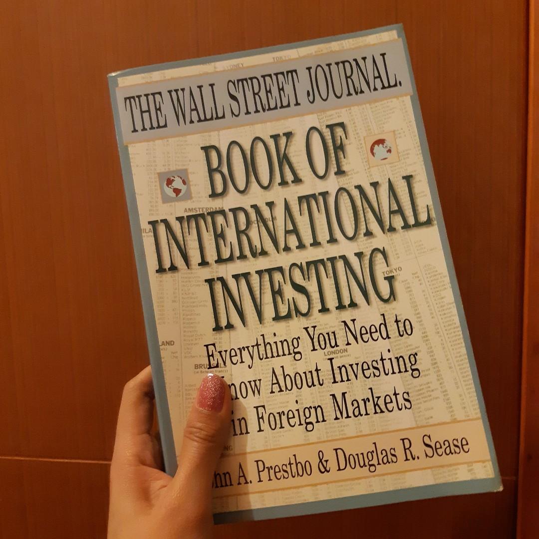 Bapau Buku The Wall Street Journal Book Of International Investing Buku Alat Tulis Buku Di Carousell