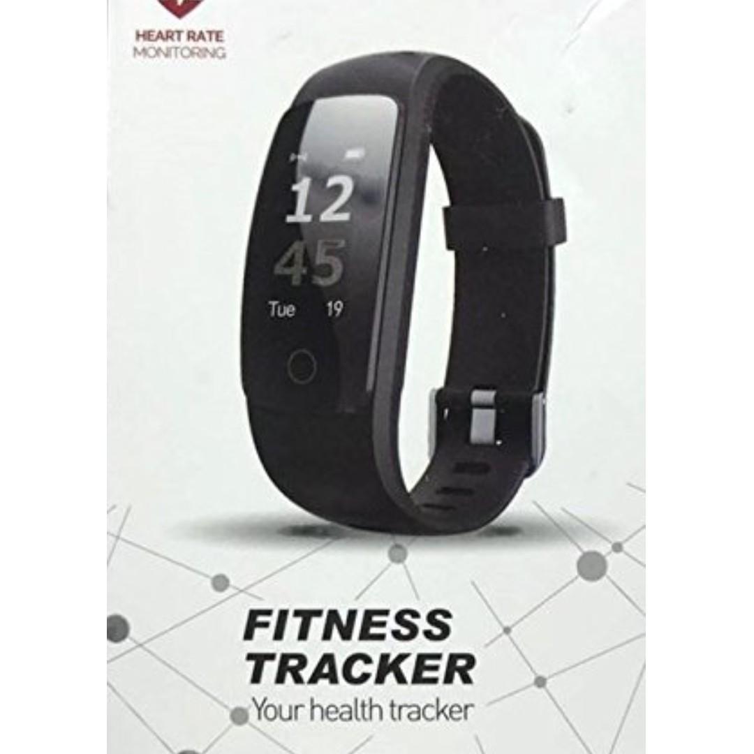 Black Fitness Tracker VeryFitPro Smart Bracelet Watch Slim Touch Mobile Phones Gadgets Wearables Smart Watches on Carousell