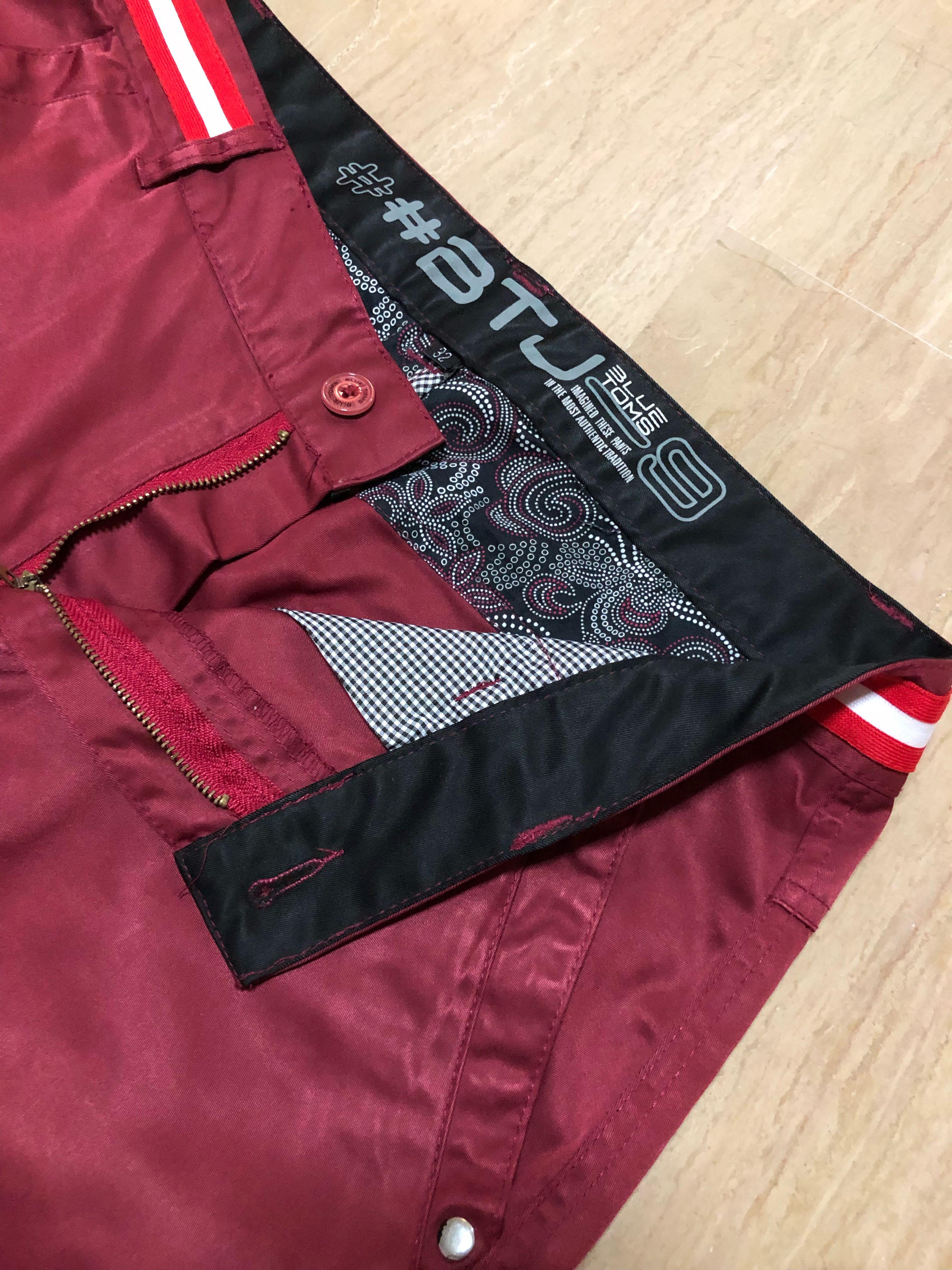 Blue Toms Maroon/Red Bermudas Shorts 
