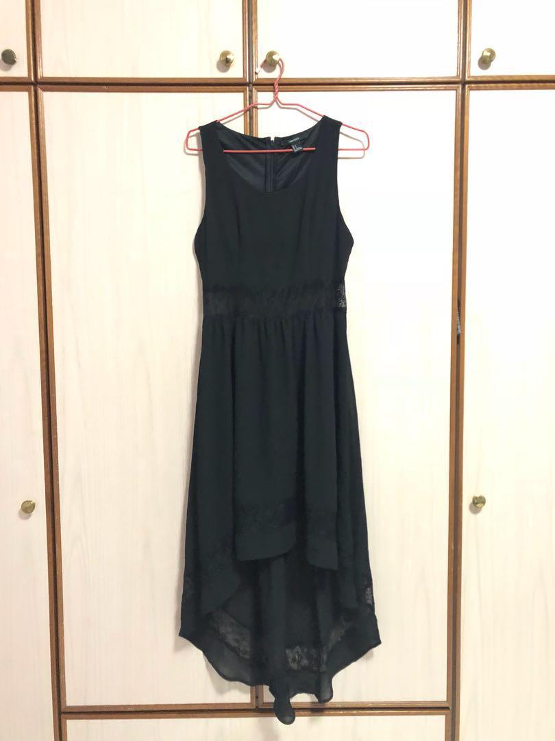 Bn Forever 21 Laxer Cut Lace High Low Dress Women S Fashion