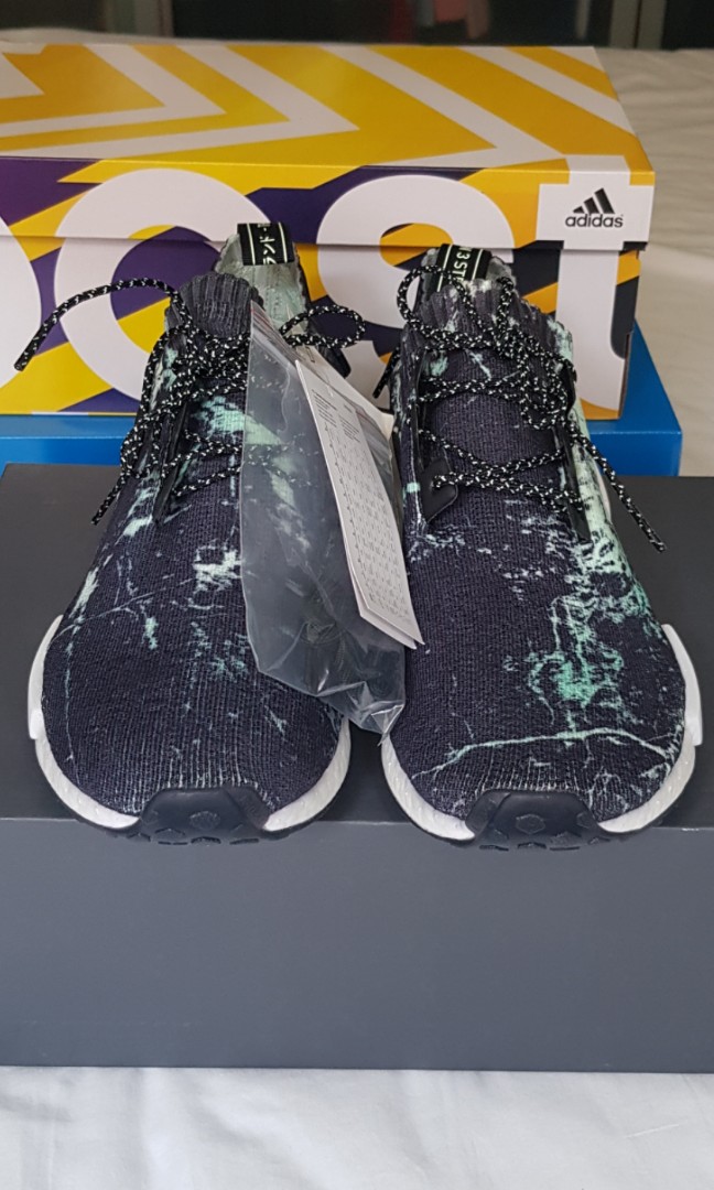 adidas nmd marble aero green