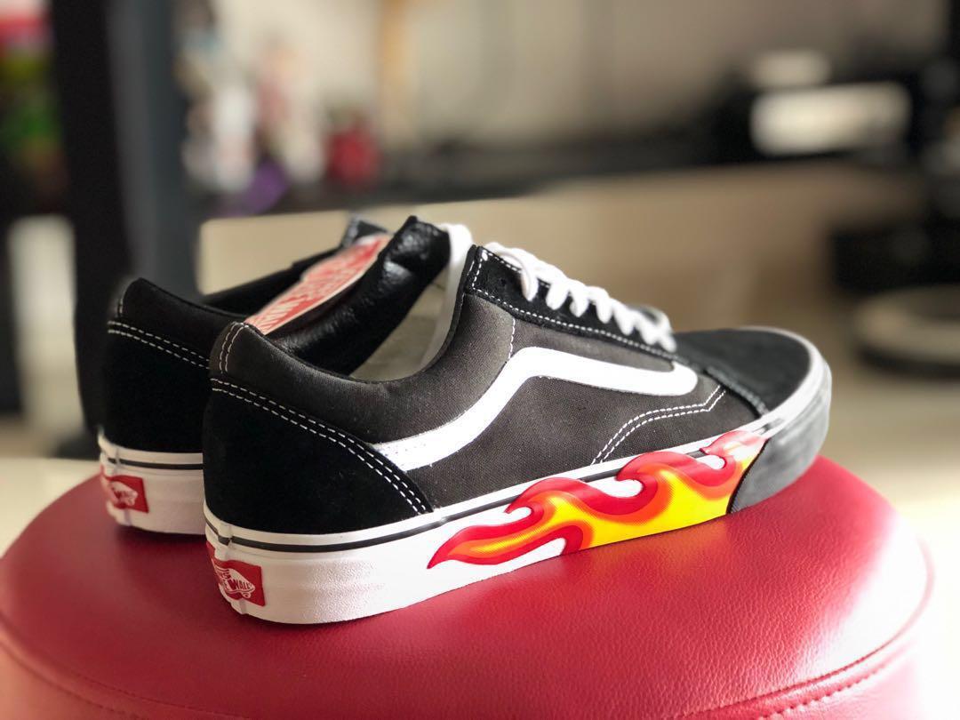 Brand New - VANS OLD Skool (Flame Cut Out) VN0A38G1UJG, Men's Fashion,  Footwear, Others on Carousell