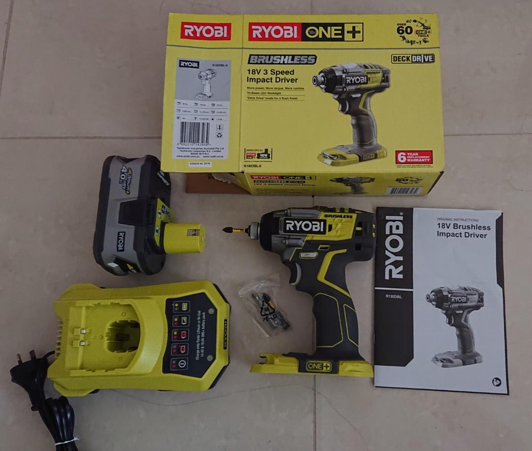Ryobi Brushless cordless Impact drill 