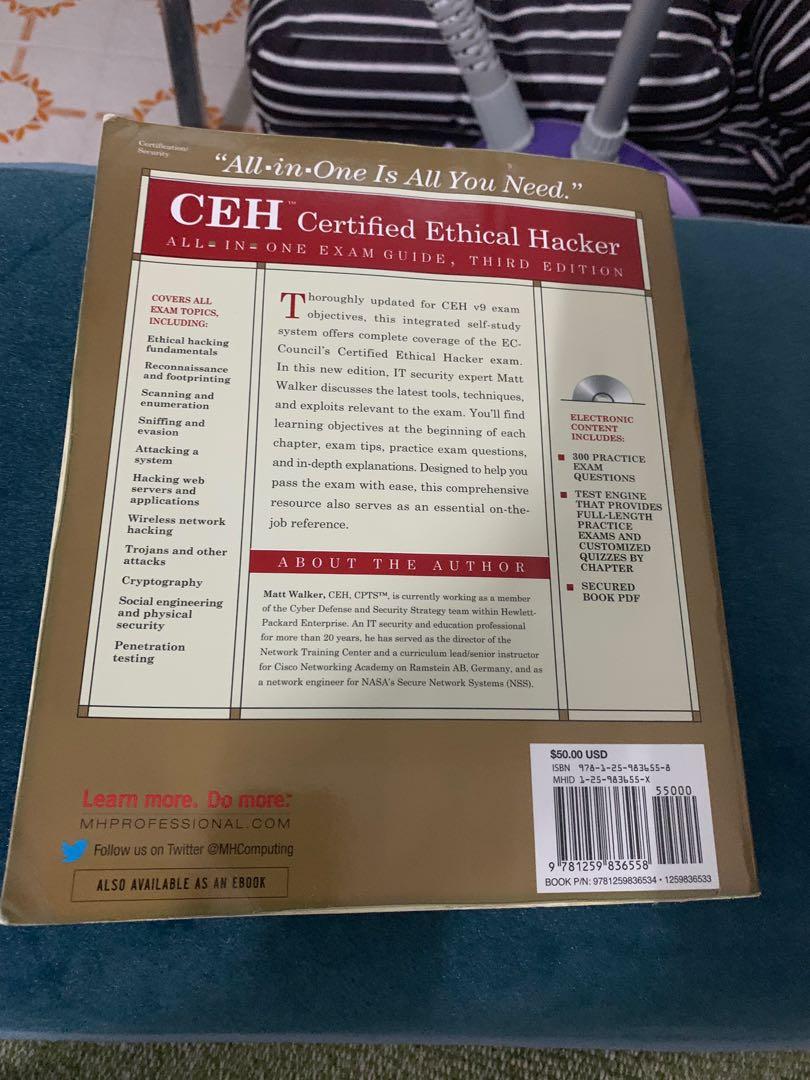 Ceh Certified Ethical Hacker Third Edition Books Stationery