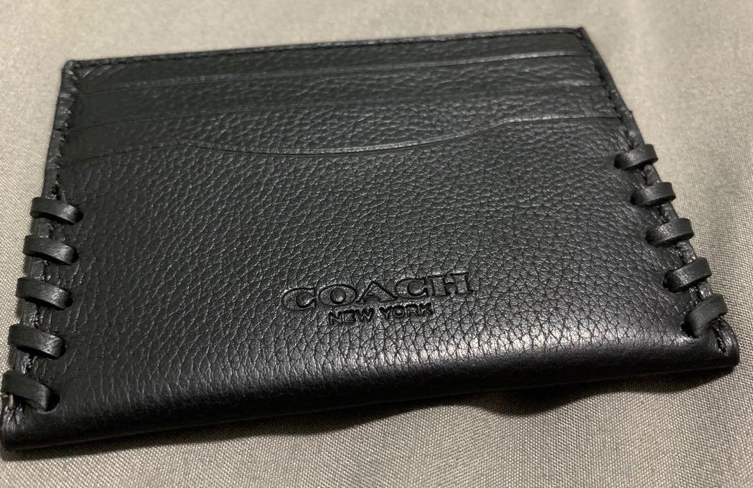 Coach Men Card Holder (Soft leather), Men's Fashion, Watches