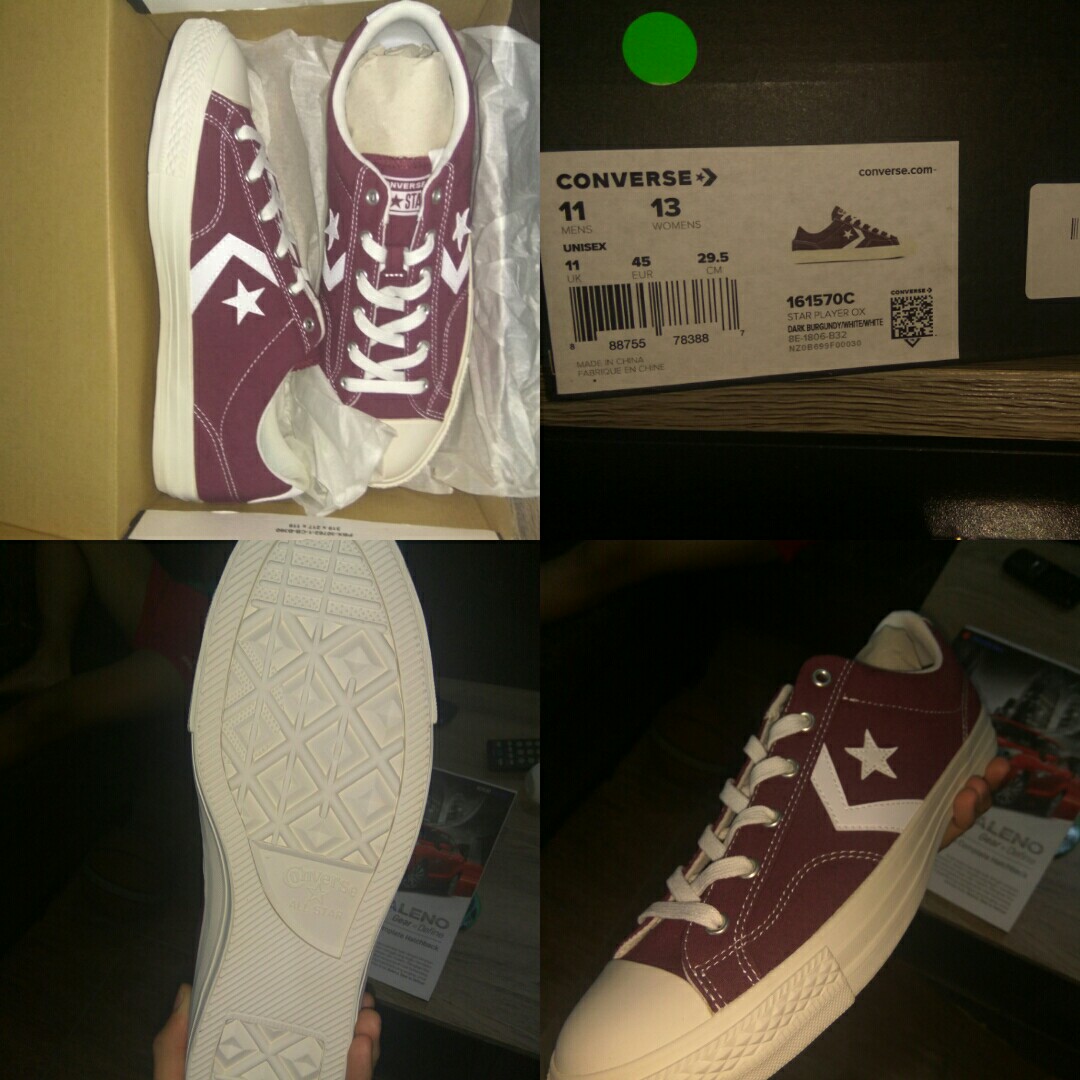Converse Star Player Dark Burgundy still NEW Fesyen Pria Sepatu