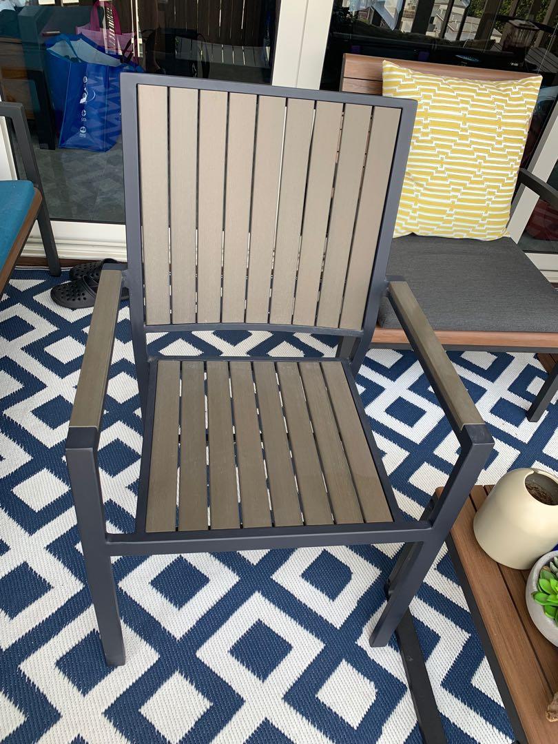 Crate Barrel outdoor chair, Furniture & Home Living, Furniture, Chairs