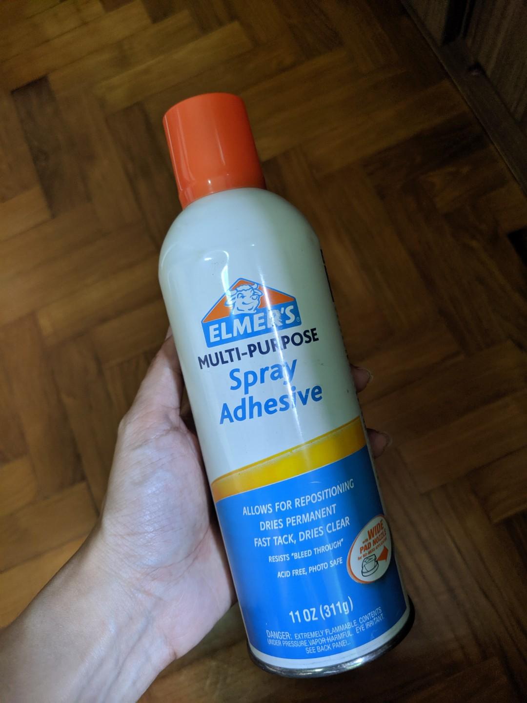 Elmer's Multi Purpose Spray Adhesive, Hobbies & Toys, Stationery