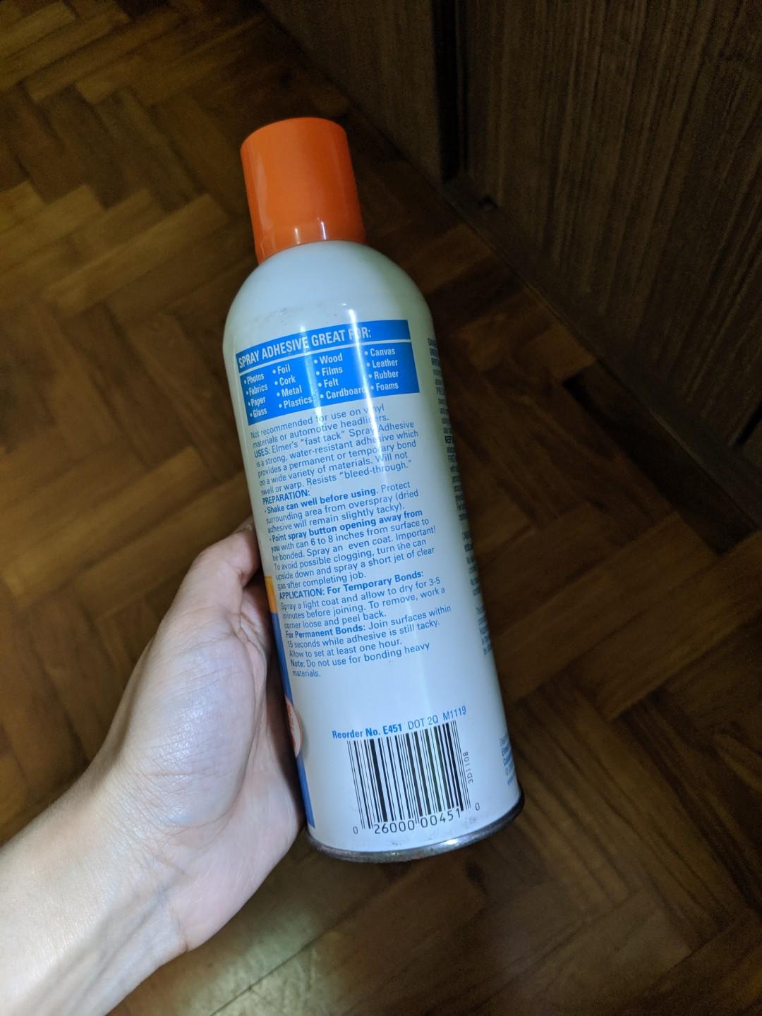 Elmer's Multi Purpose Spray Adhesive, Hobbies & Toys, Stationery