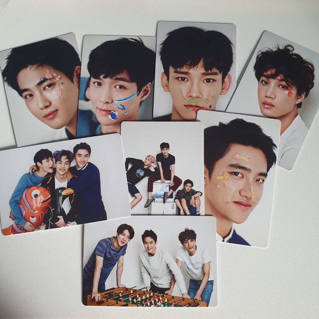 EXO 2016 SEASON GREETINGS PHOTOCARDS, Hobbies & Toys, Memorabilia