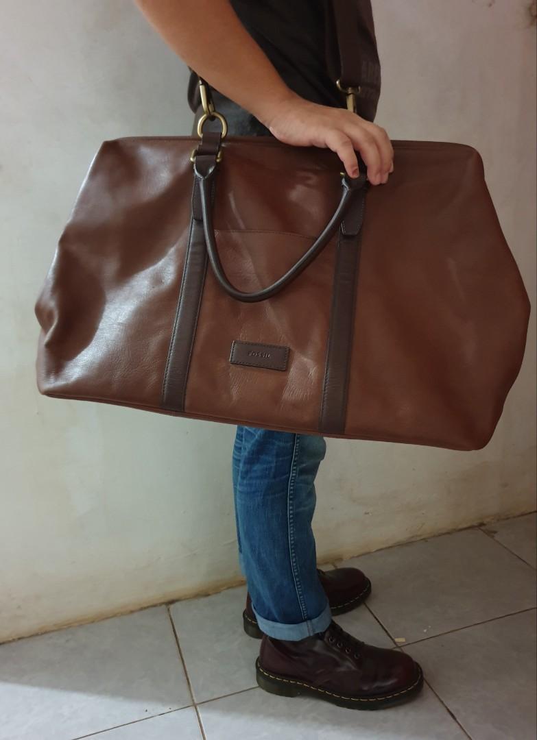 Fossil evan duffle store