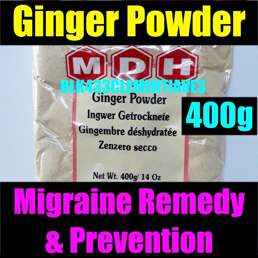 Ginger Powder 400g 14oz Suitable Remedy For Migraine As Good As Drug Sumatriptan Health Nutrition Health Supplements Health Food Drinks Tonics On Carousell
