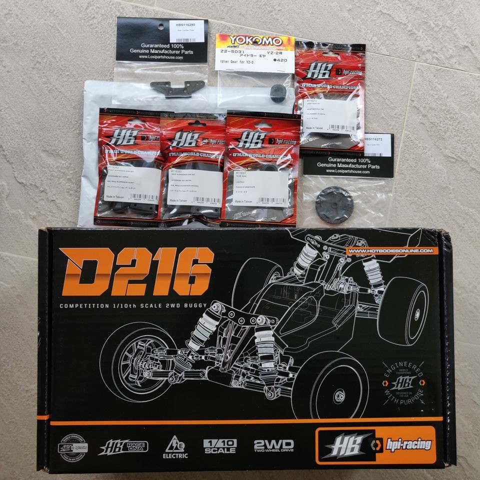 Hb Racing D216 1/10 2wd Electric Buggy RC Radio Control Car Kit