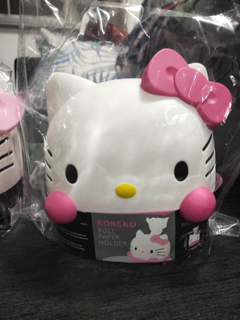 Hello Kitty Toilet Roll Holder, Furniture & Home Living, Bathroom