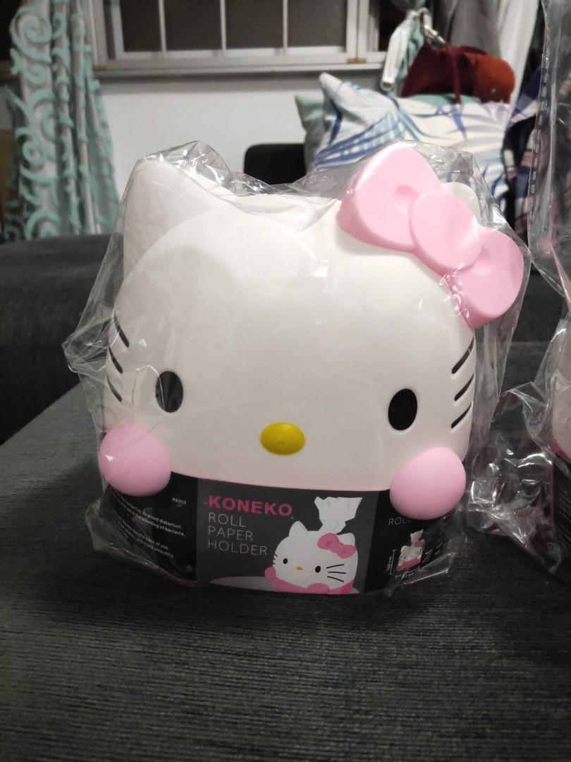 Hello Kitty Toilet Roll Holder, Furniture & Home Living, Bathroom