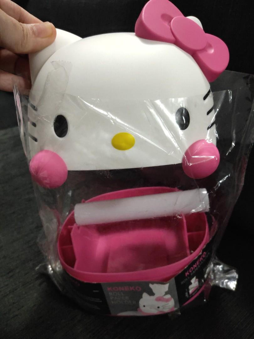 Hello Kitty Toilet Roll Holder, Furniture & Home Living, Bathroom