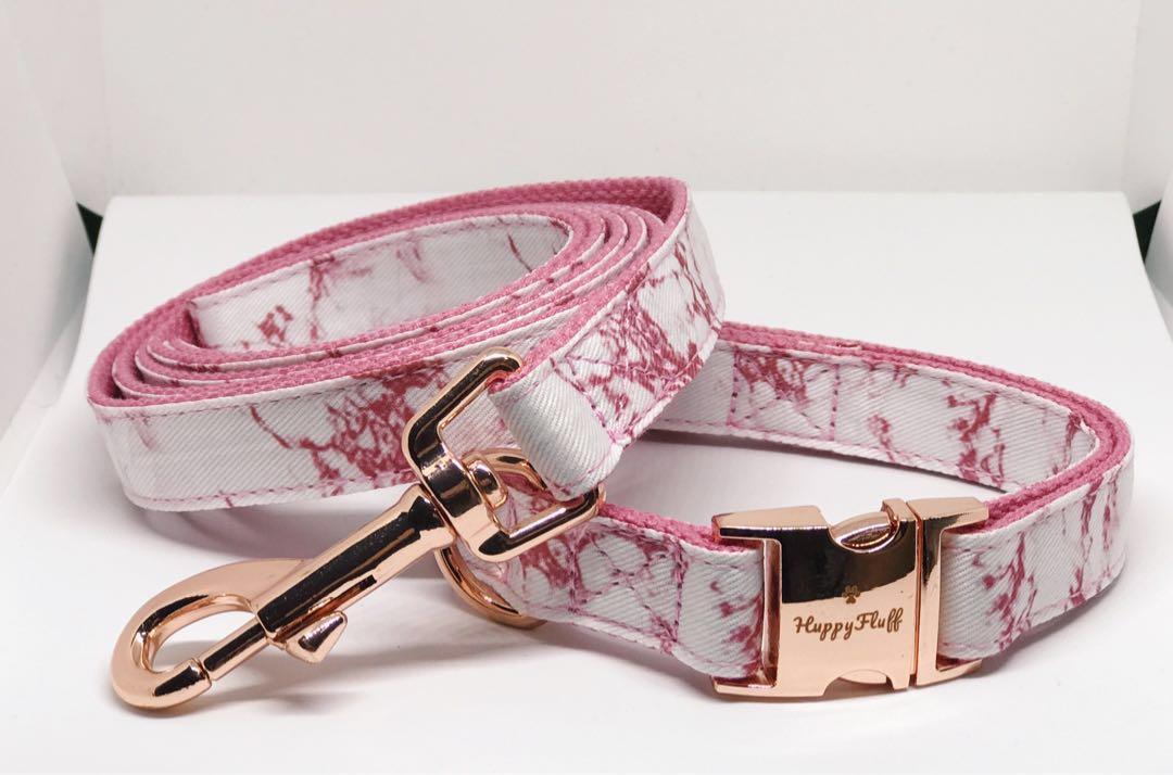 Marble dog collar and leash clearance