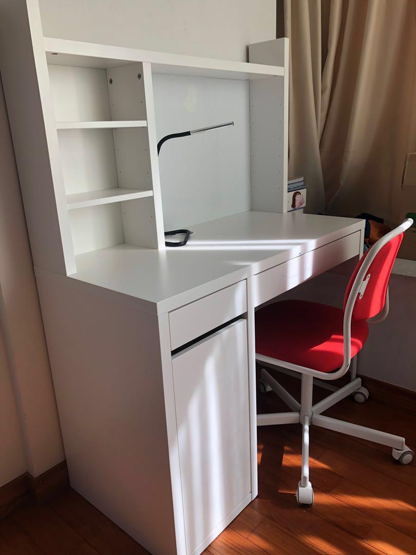 Ikea Micke Desk And Chair Furniture Tables Chairs On Carousell