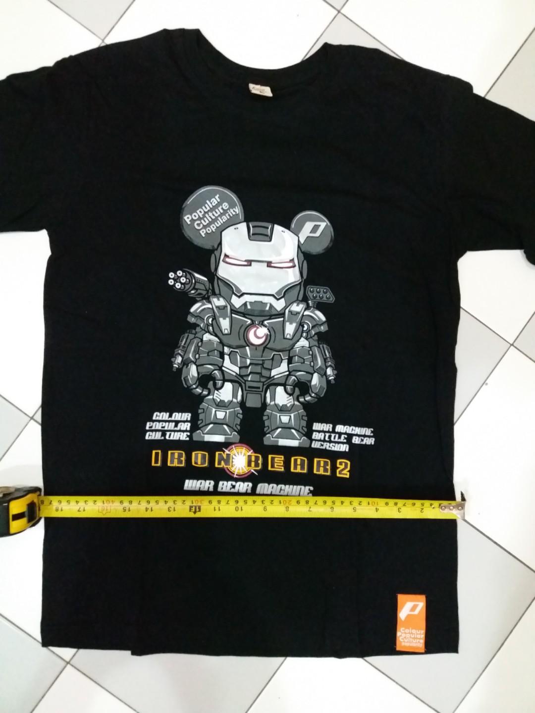 Iron Man Ironman T Shirt Tshirt Ironbear War Machine Marvel